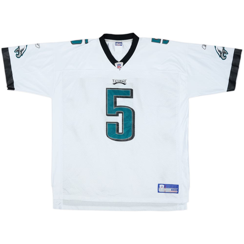 2003-04 Philadelphia Eagles McNabb #5 Reebok On Field Away Jersey - 9/10 - (XXL)