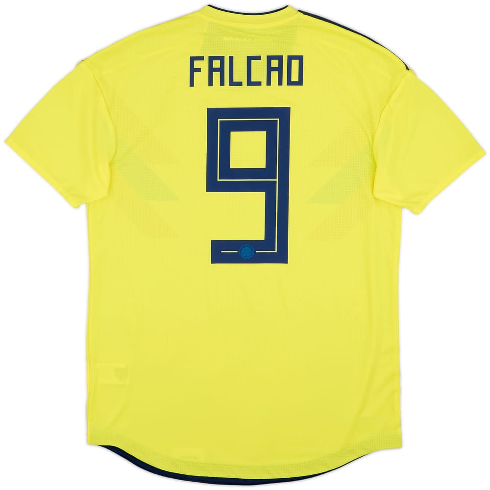 2018-19 Colombia Player Issue Home Shirt Falcao #9 (L)