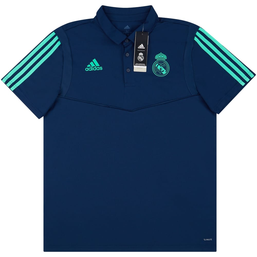 2019-20 Real Madrid adidas European Polo T-Shirt - NEW