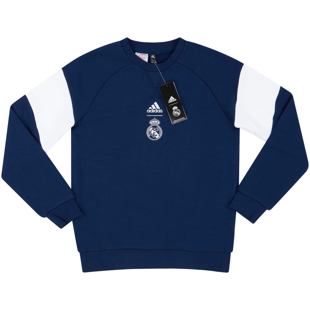 2019-20 Real Madrid adidas Training Sweat Top - NEW - (KIDS)