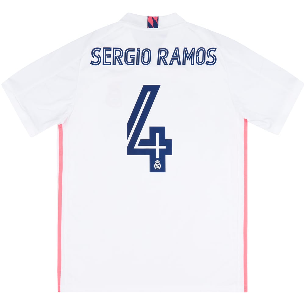 2020-21 Real Madrid Home Shirt Sergio Ramos #4