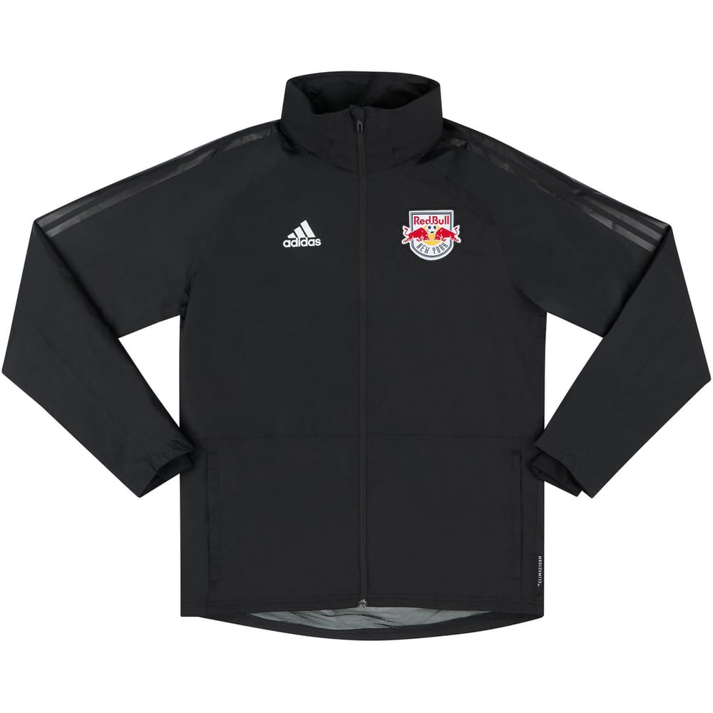 2019 New York Red Bulls adidas Training Rain Jacket M