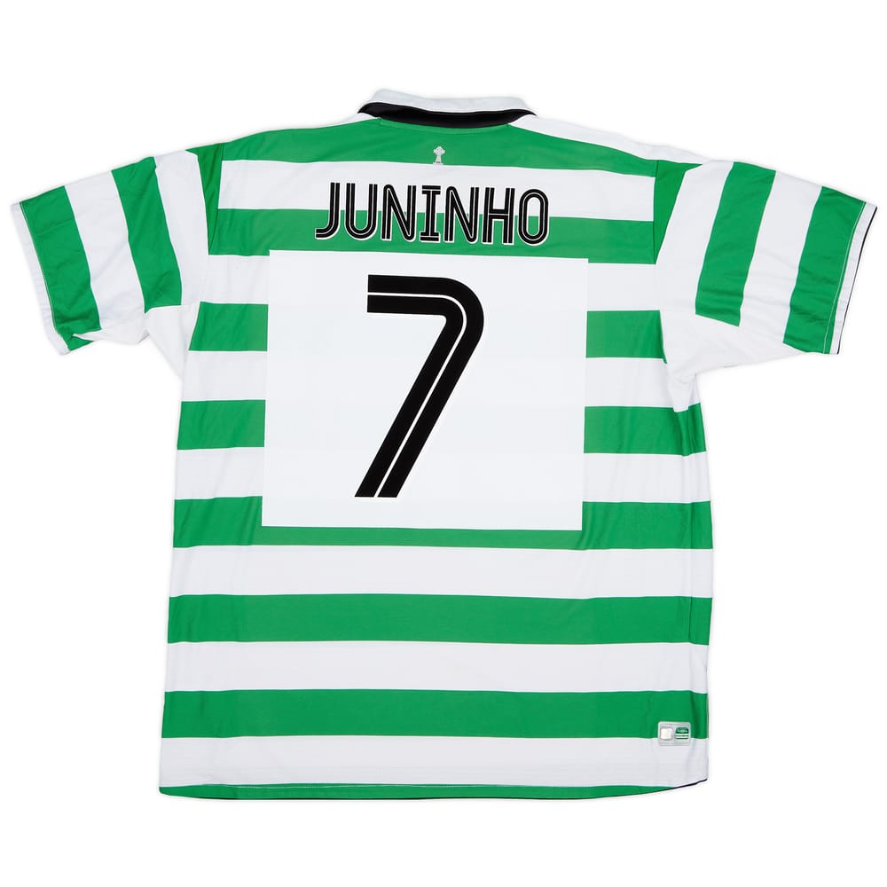 2004-05 Celtic Home Shirt Juninho #7 - 8/10 - (XL)