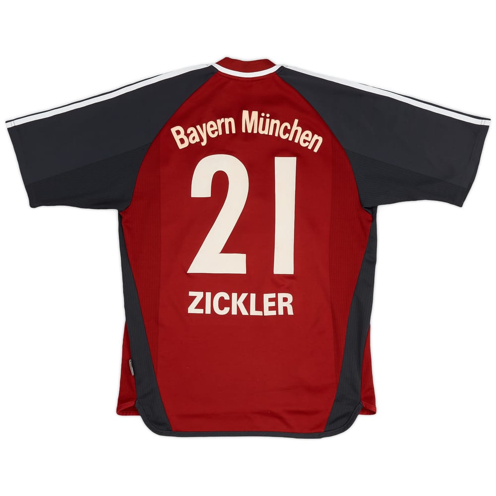 2001-02 Bayern Munich Home Shirt Zickler #21 - 7/10 - (M)