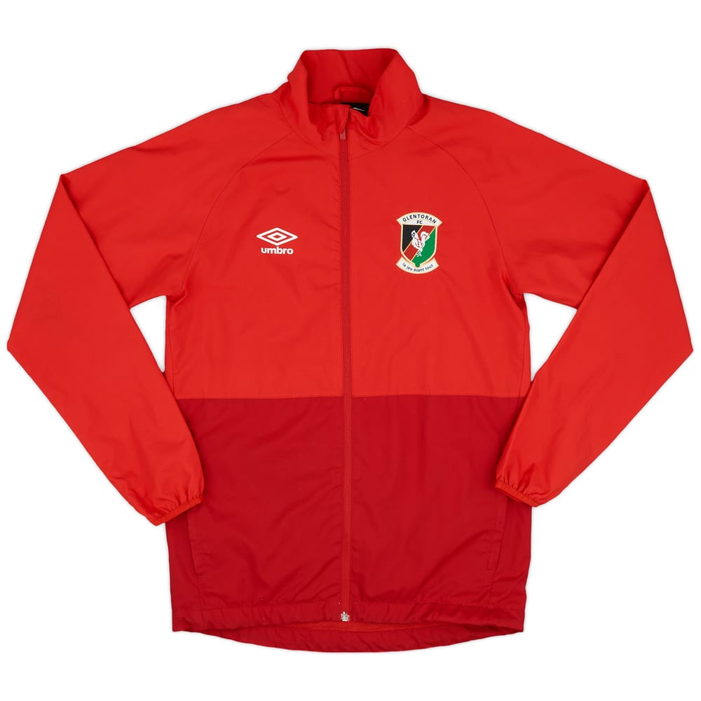 2018-19 Glentoran Umbro Track Jacket - 9/10 - (S)