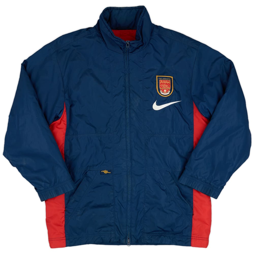 1996-98 Arsenal Nike Padded Bench Coat - 6/10 - (S)