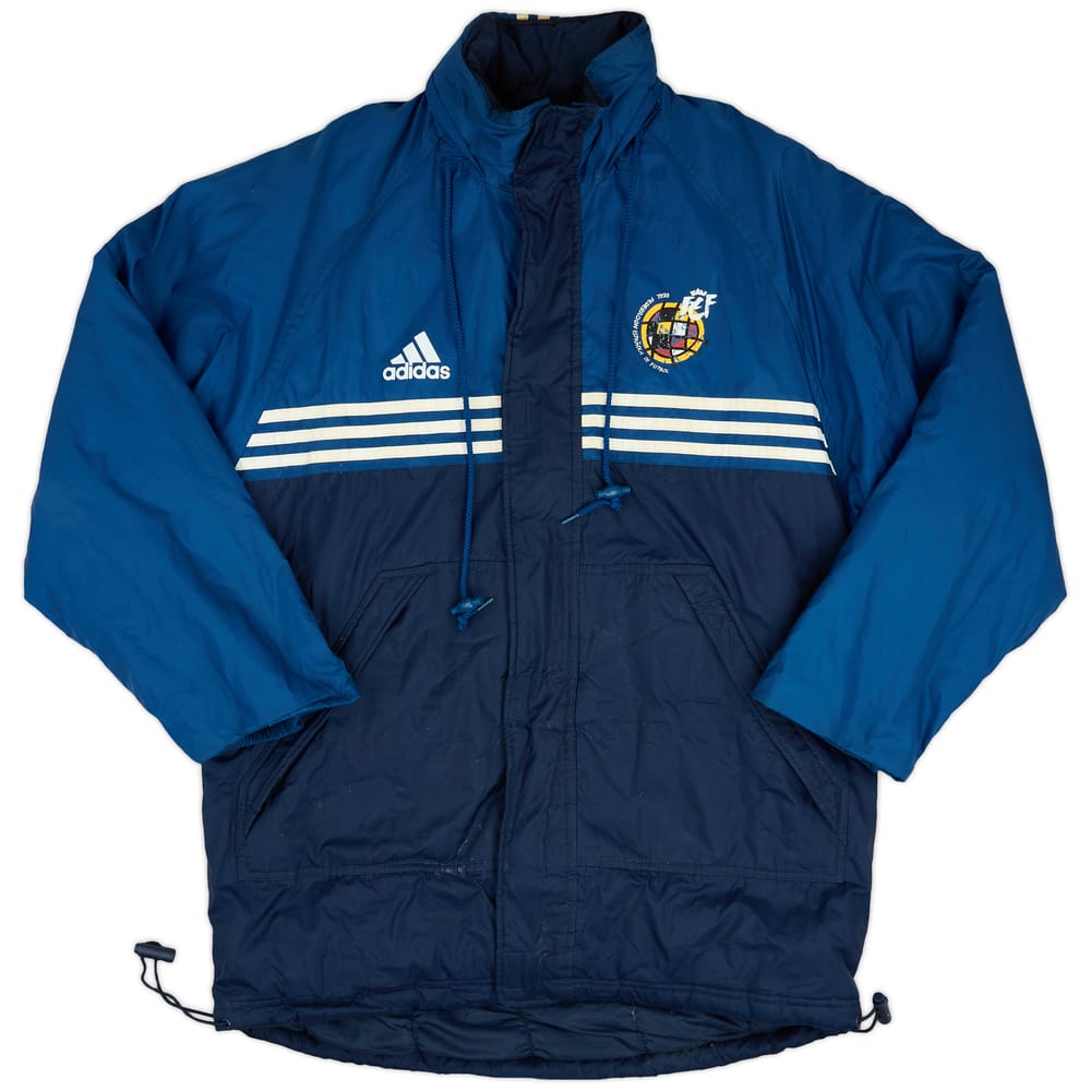 1998-00 Spain adidas Padded Bench Coat - 7/10 - (S)