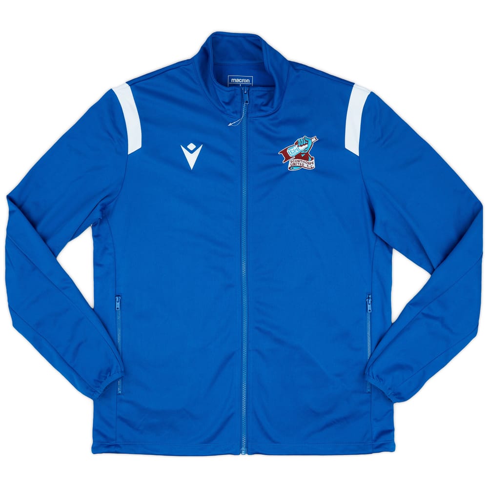 2020-21 Scunthorpe Macron Track Jacket - 9/10 - (L)