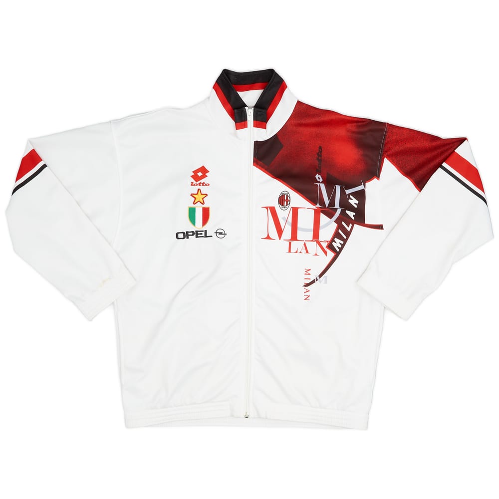 1993-94 AC Milan Lotto Track Jacket - 8/10 - (L)