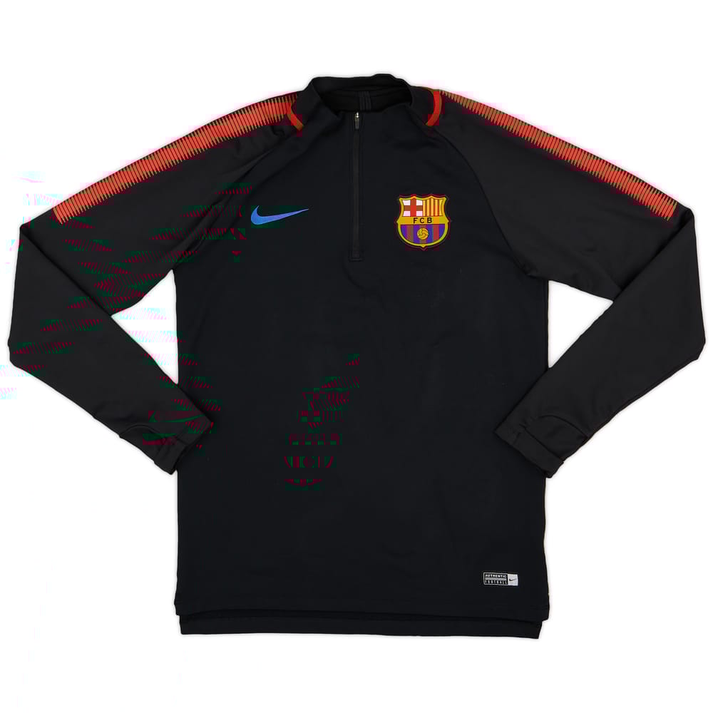 2017-18 Barcelona Nike 1/4 Zip Training Top - 7/10 - (S)
