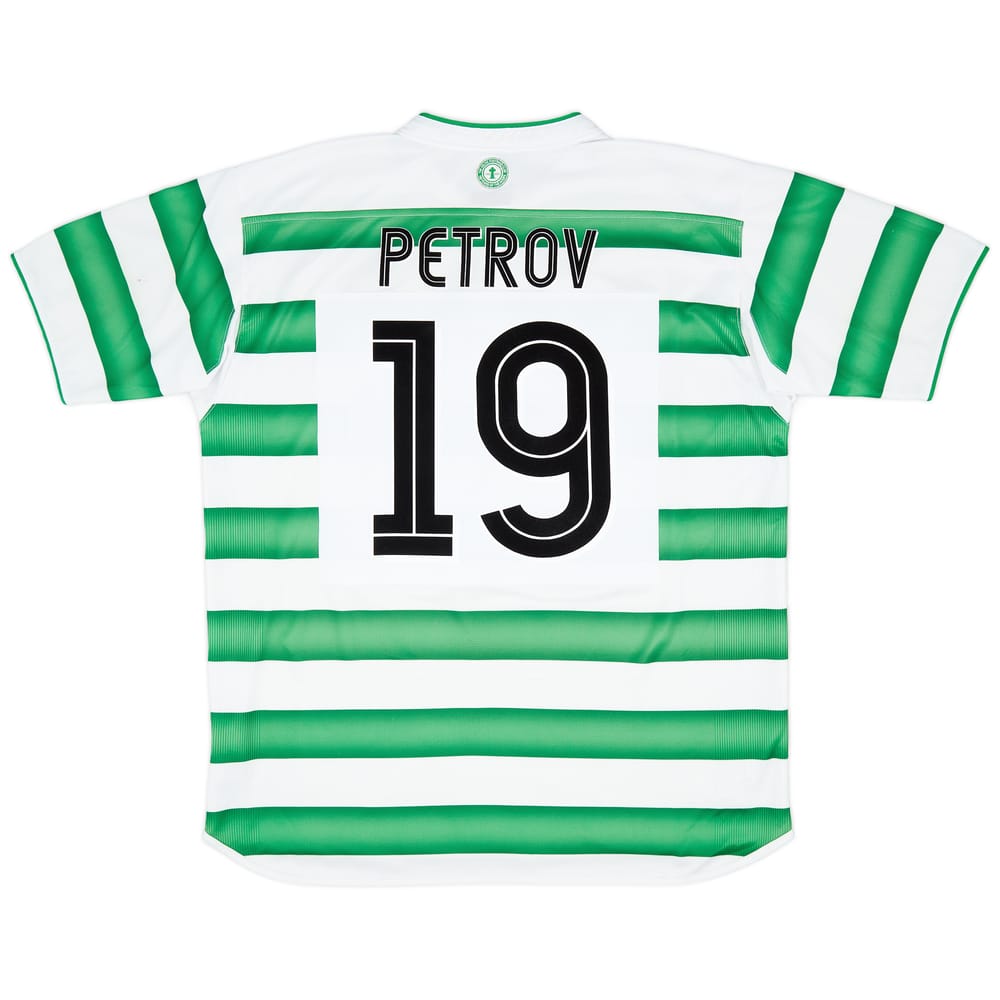 2003-04 Celtic Home Shirt Petrov #19 - 8/10 - (XL)