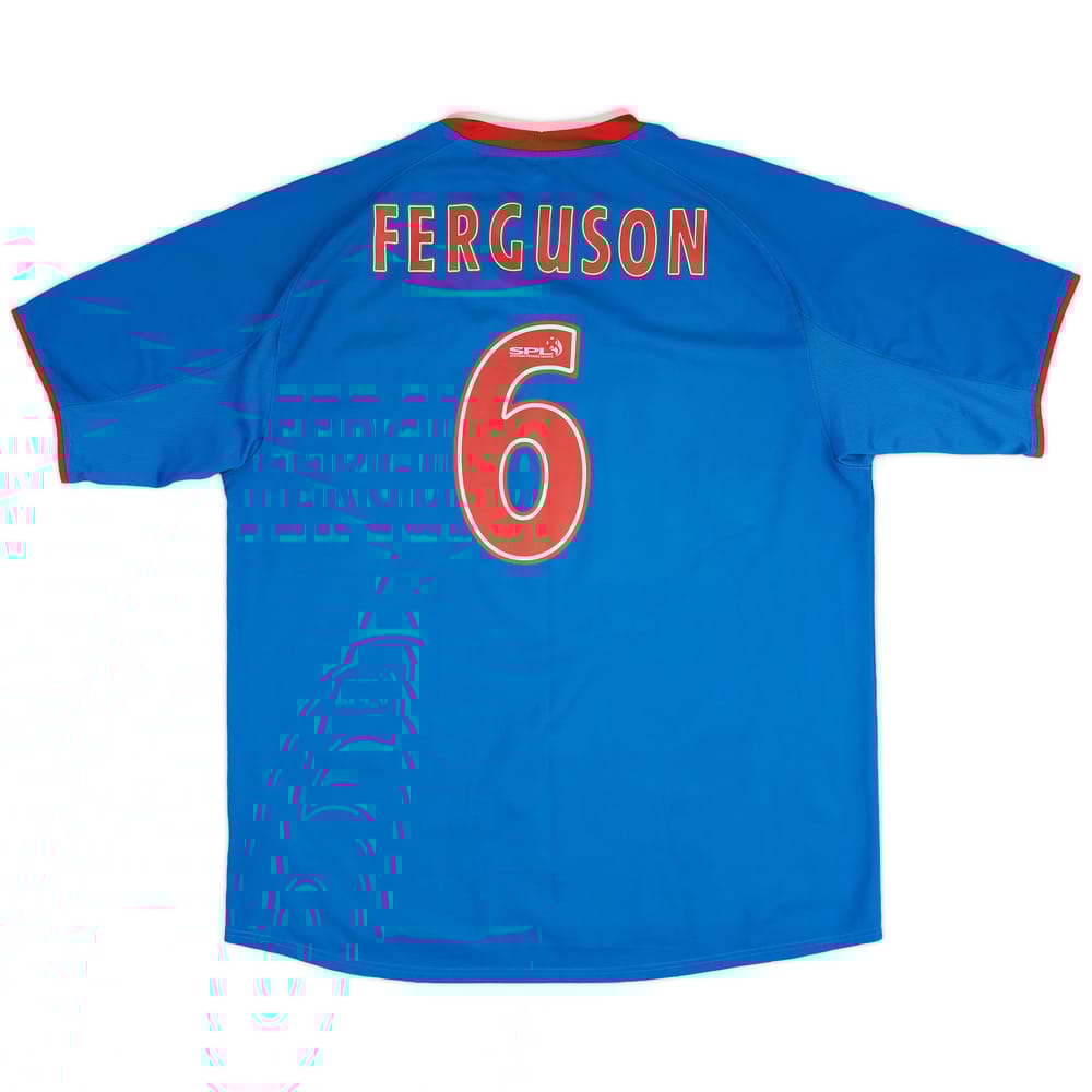 2003-05 Rangers Home Shirt Ferguson #6 - 6/10 - (XL)