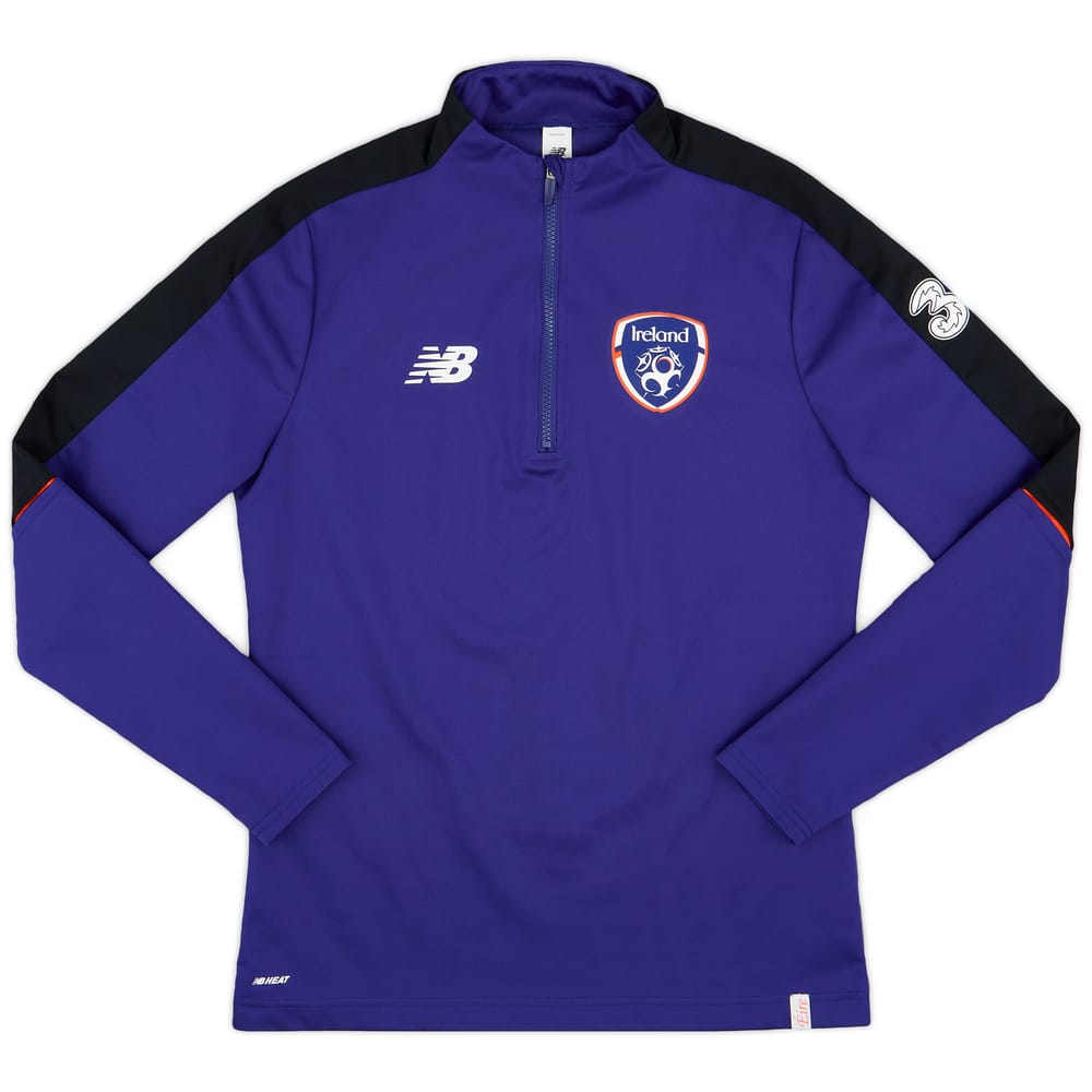 2019-20 Ireland New Balance 1/4 Zip Drill Top - 9/10 - (S)