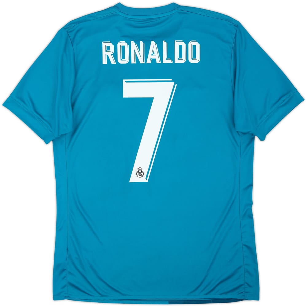 Camiseta de la tercera equipación del Real Madrid 2017-18 Ronaldo #7 - 8/10 - (S)