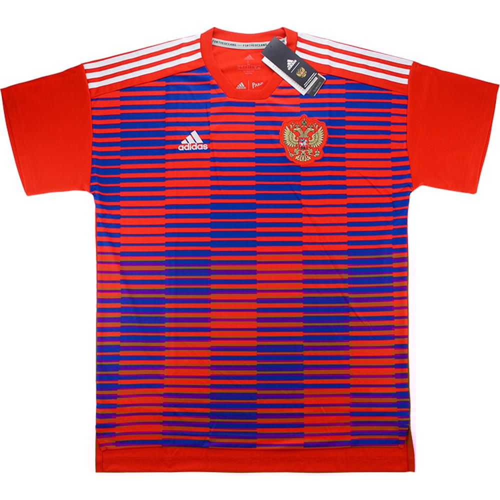2018-19 Russia adidas Pre-Match Home Training Shirt - NEW