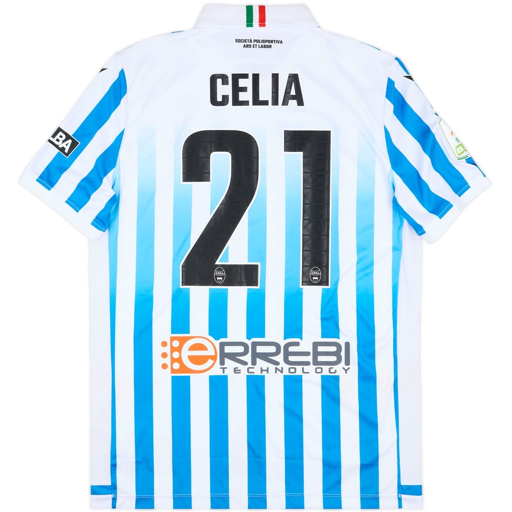 2022-23 SPAL Match Issue Home Shirt Celia #21
