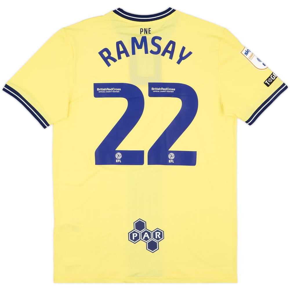 2023-24 Preston North End Match Issue Third Shirt Ramsay #22