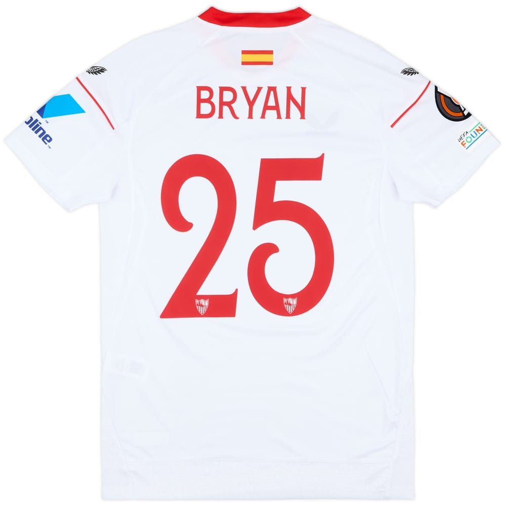 2022-23 Sevilla Match Issue Europa Issue Home Shirt Bryan #25