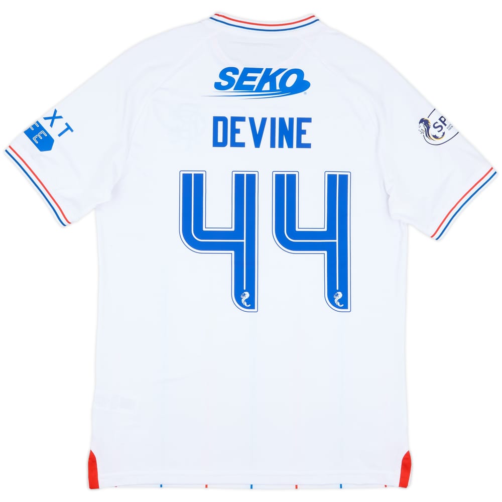 2023-24 Rangers Match Issue Away Shirt Devine #44