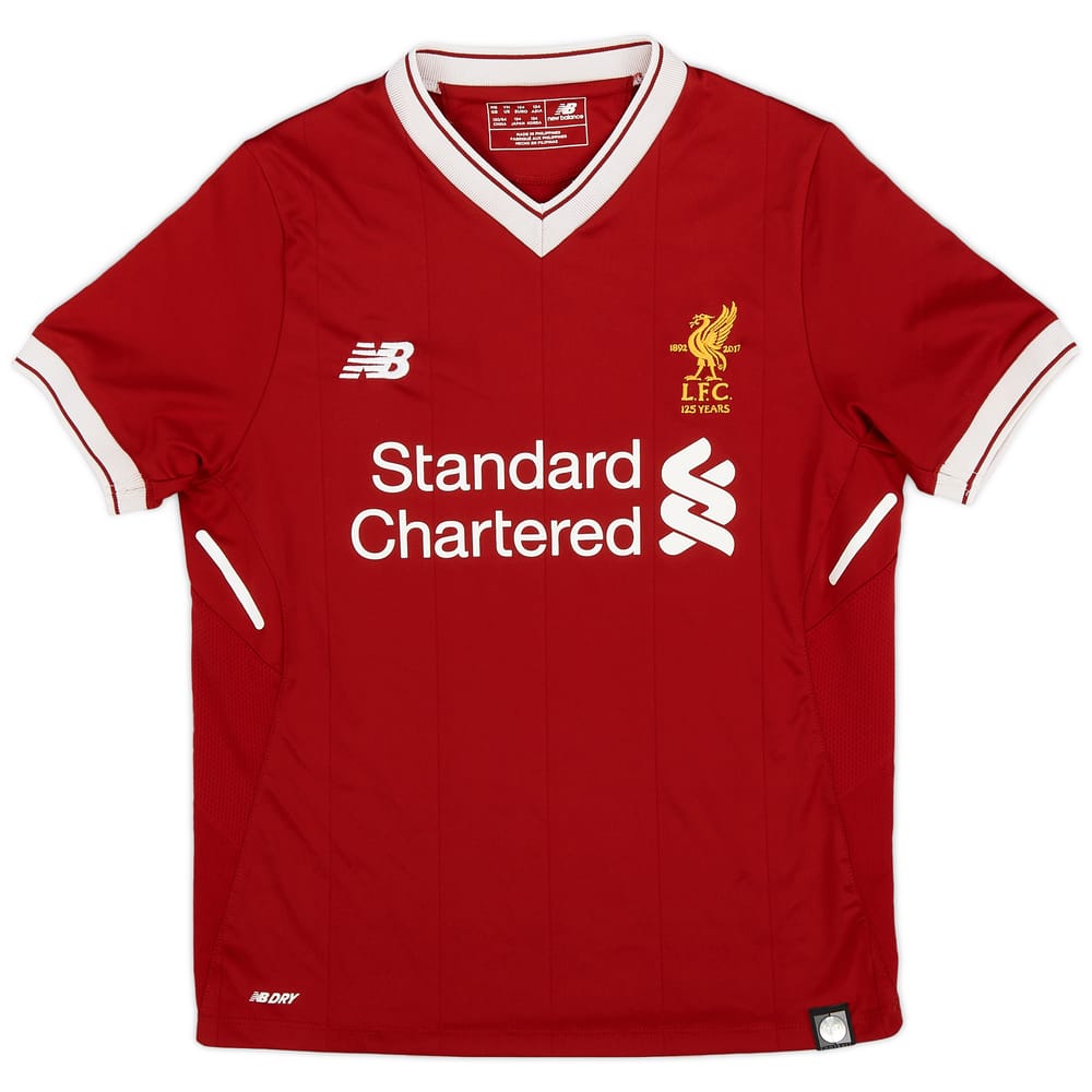 2017-18 Liverpool 125 Years Home Shirt - 8/10 - (M.Boys)