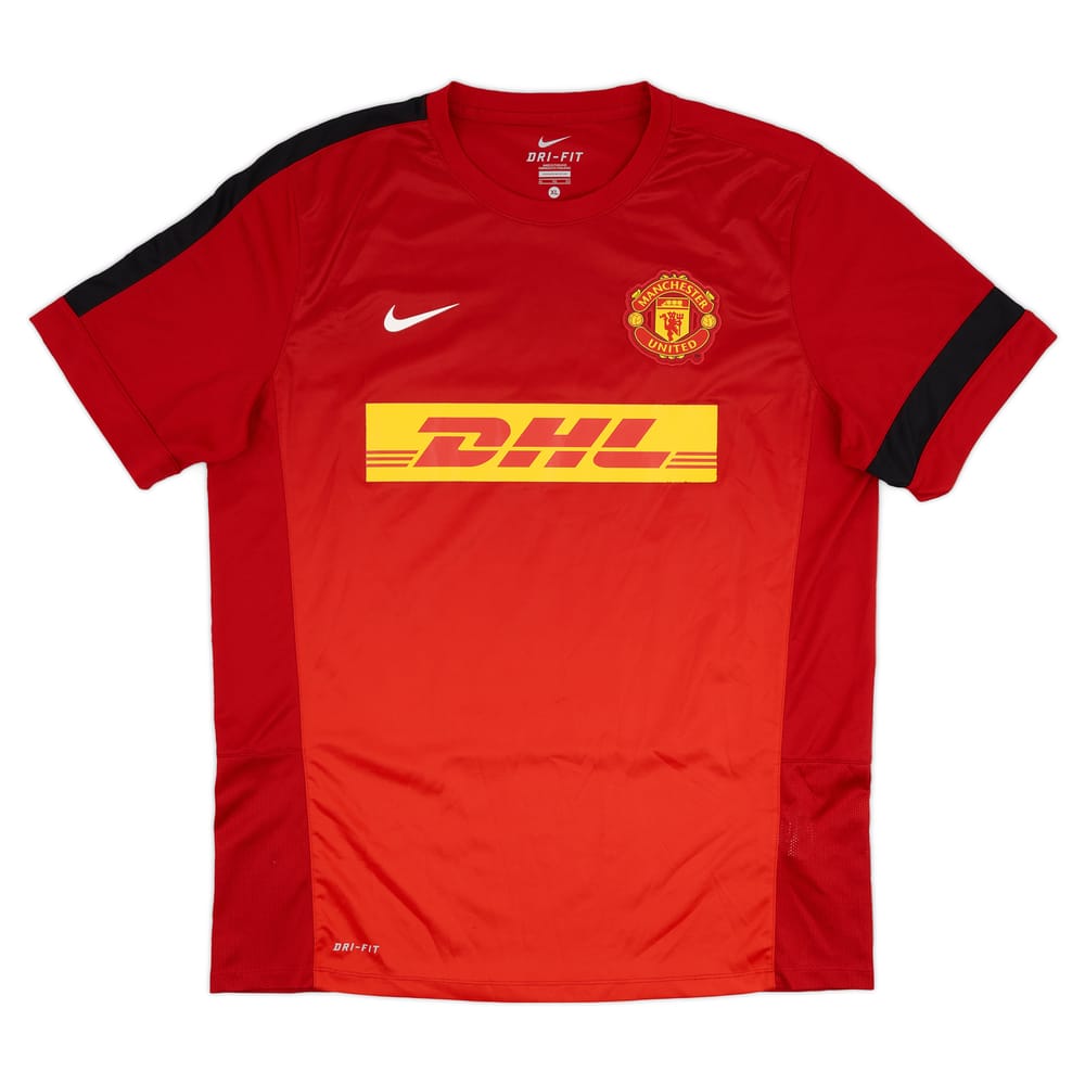 2013-14 Manchester United Nike Training Shirt - 8/10 - (XL)