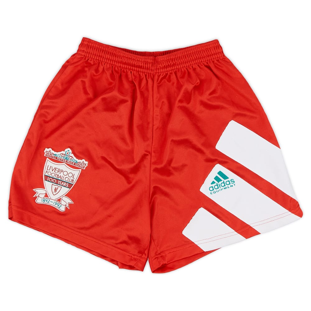 1992-93 Liverpool Home Shorts - Excellent 8/10 - (S)