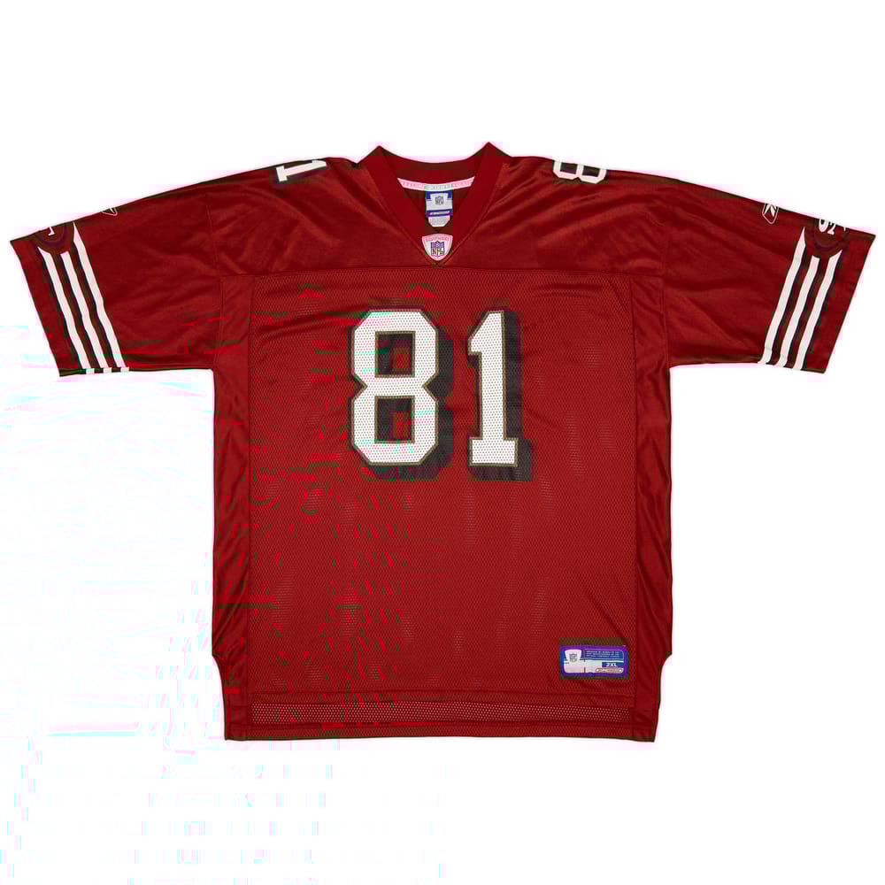 2002-03 San Francisco 49ers Owens #81 Reebok On Field Home Jersey (Very Good) XXL