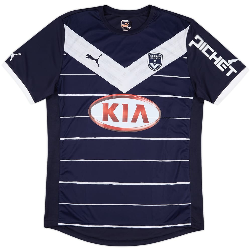 2011-12 Bordeaux Match Issue Home Shirt Bellion #11