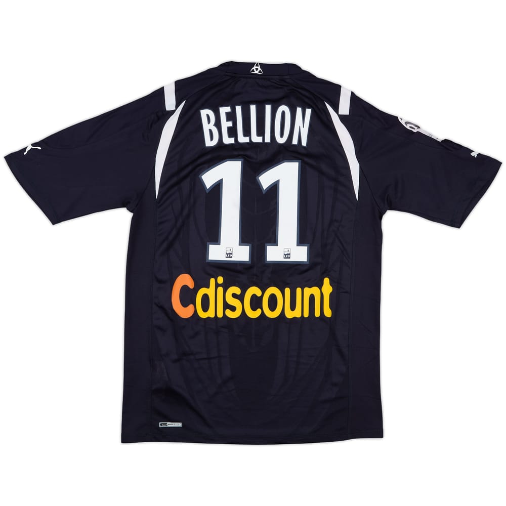 2010-11 Bordeaux Match Issue Home Shirt Bellion #11