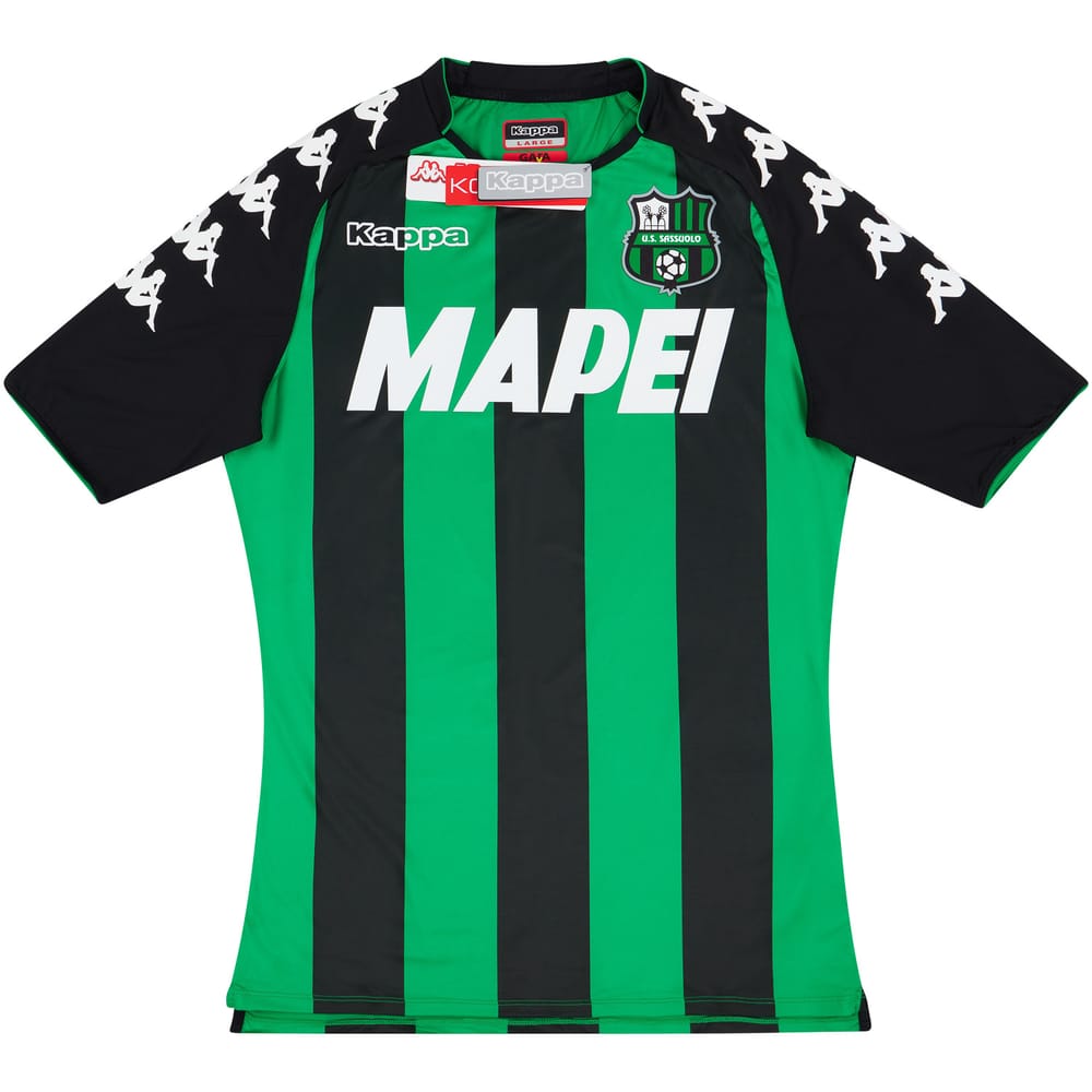2017-18 Sassuolo Authentic Home Shirt