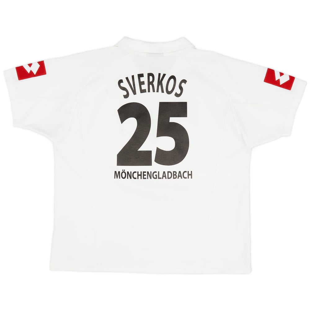 2003-05 Borussia Monchengladbach Home Shirt Sverkos #25 - 6/10 - (M)