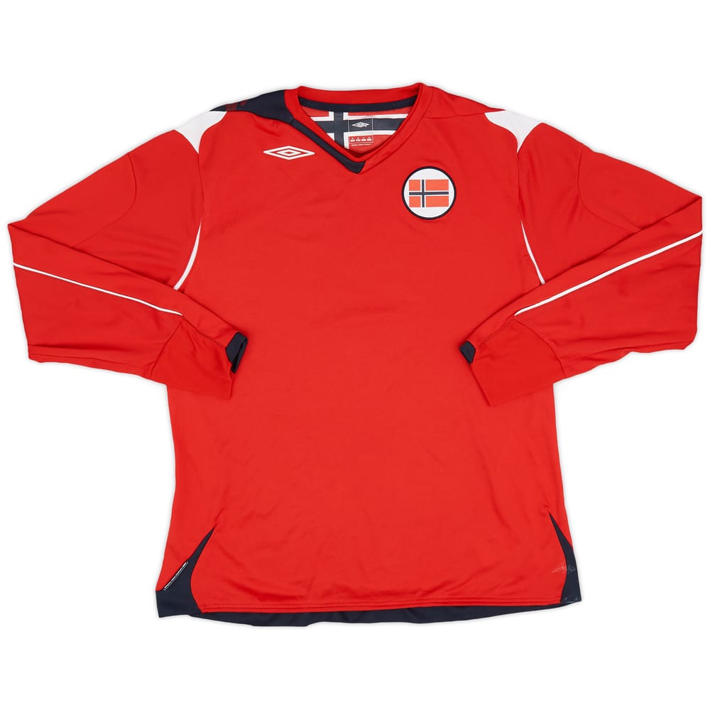 2006-07 Norway Home L/S Shirt - 8/10 - (Women's XL)
