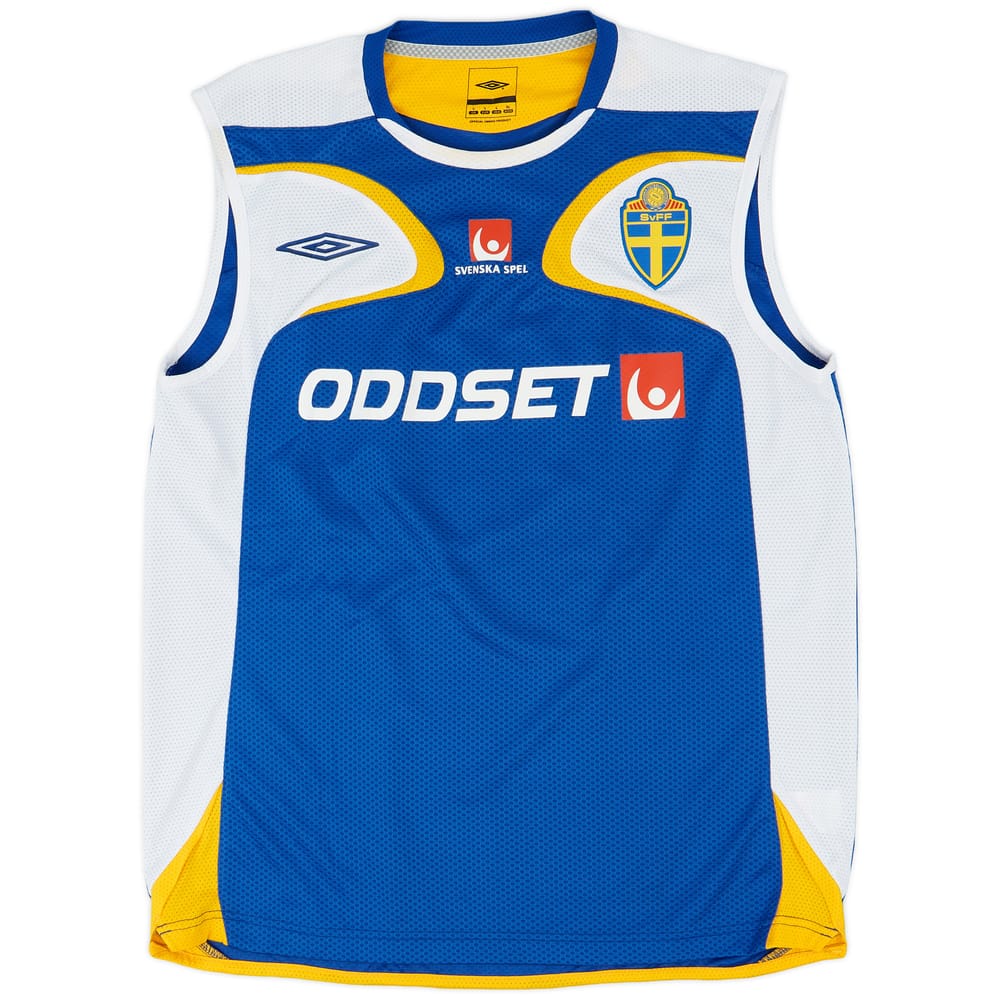 2006-07 Sweden Umbro Training Vest - 9/10 - (L)