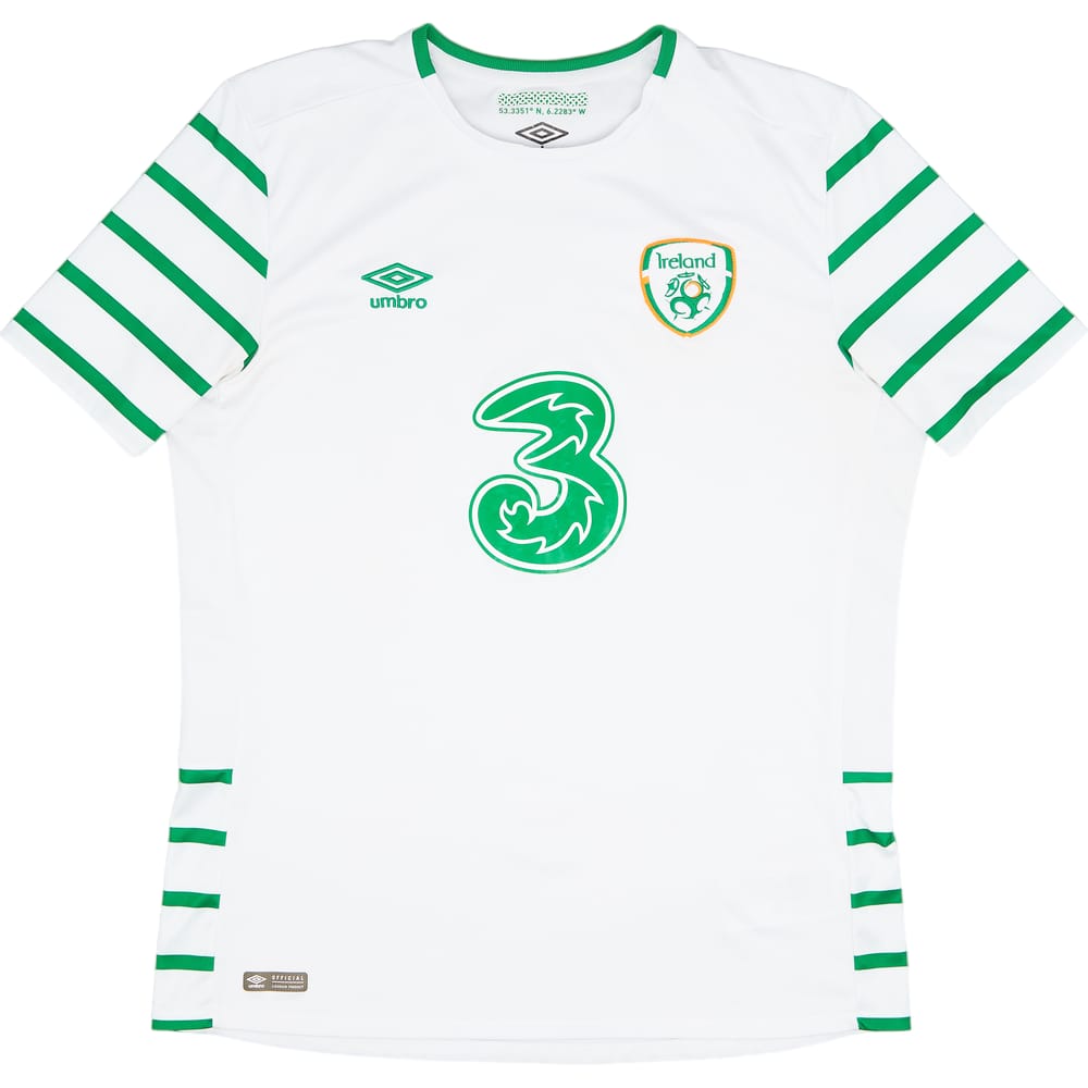 2016-17 Ireland Away Shirt - 8/10 - (XL)