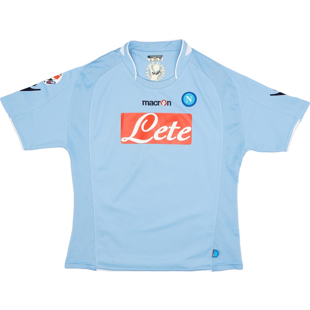 2009-10 Napoli Home Shirt - 7/10 - (XS)