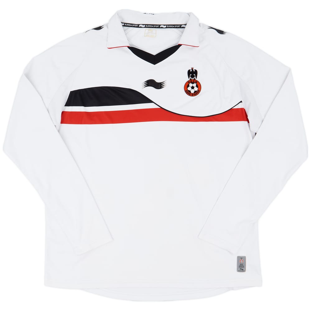 2011-12 Nice Away L/S Shirt - 8/10 - (L)