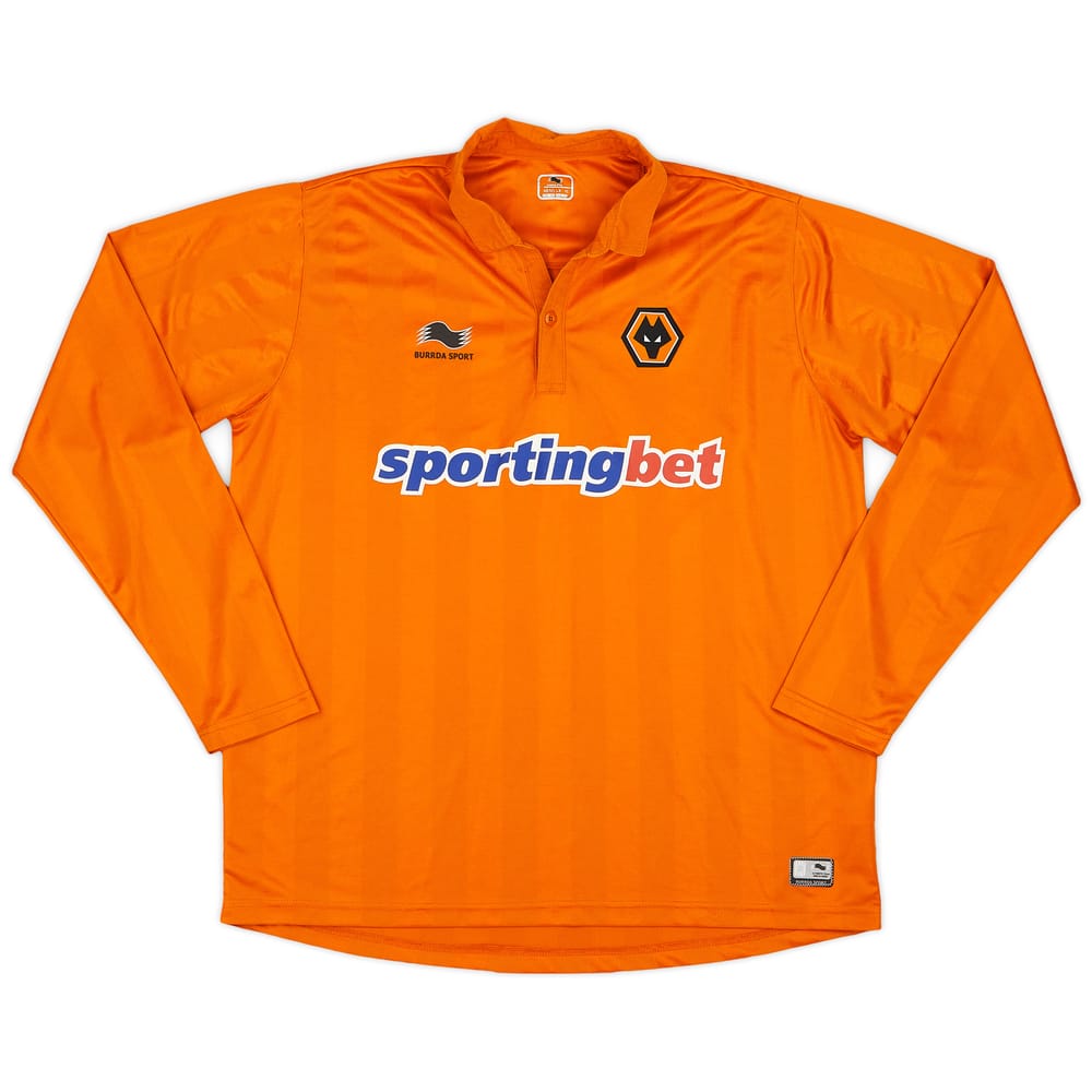 2012-13 Wolves Home L/S Shirt - 9/10 - (XL)