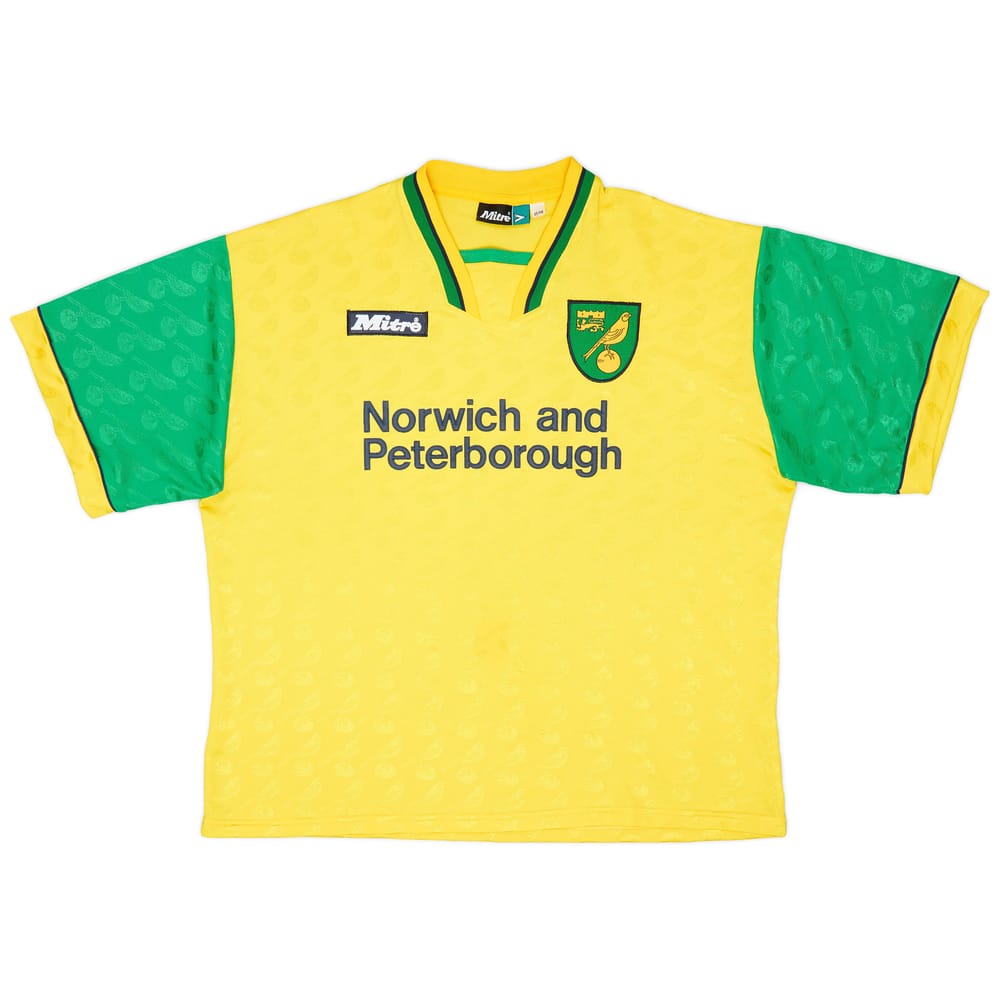 1996-97 Norwich Home Shirt - 8/10 - (XL)