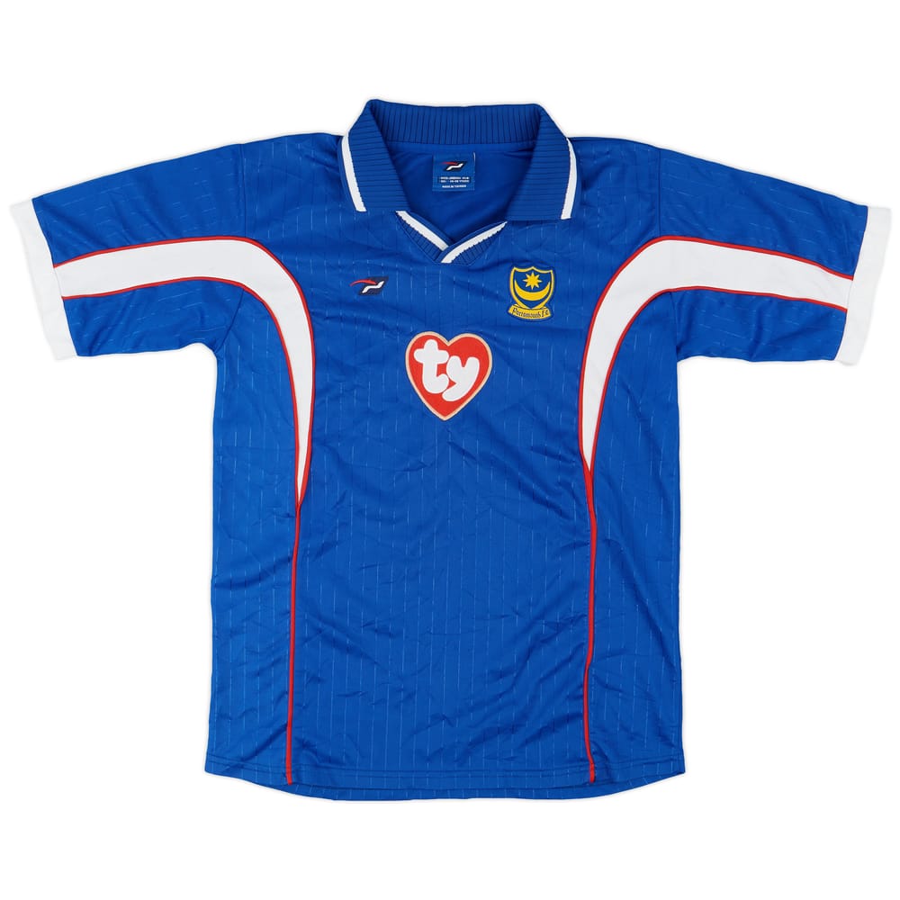 2002-03 Portsmouth Home Shirt - 7/10 - (L.Boys)