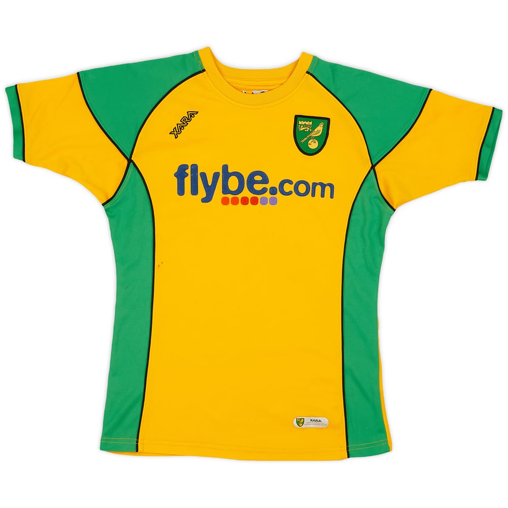 2006-08 Norwich Home Shirt - 7/10 - (XL.Boys)