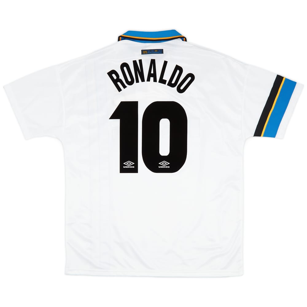 1997-98 Inter Milan Away Shirt Ronaldo #10 - 9/10 - (XL)