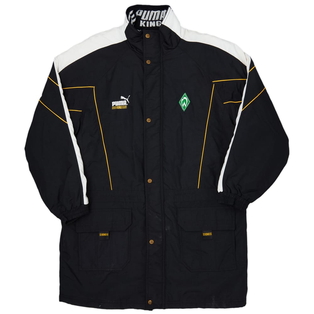 1995-96 Werder Bremen Puma King Padded Bench Coat - 9/10 - (XL)