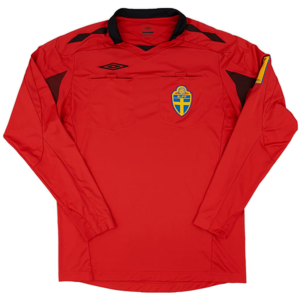 2008-10 Sweden FA Umbro Referee L/S Shirt - 9/10 - (M)