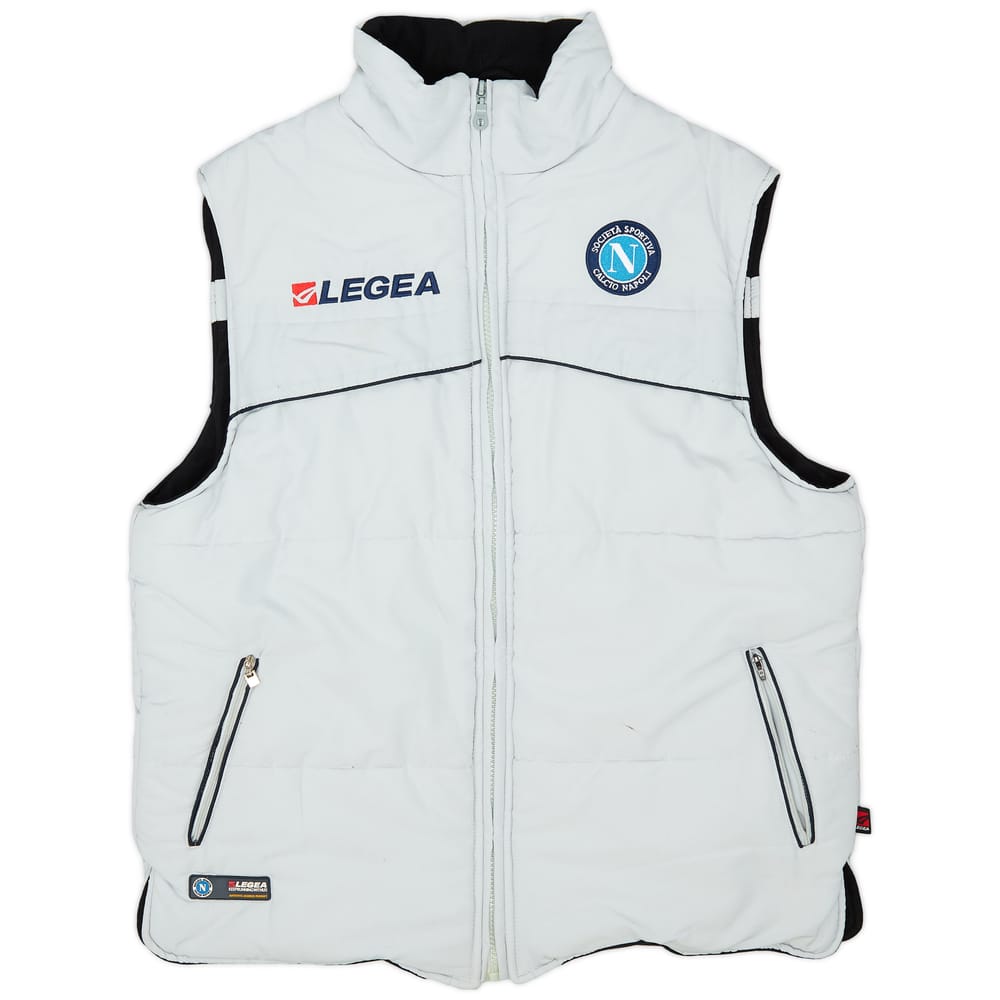2003-04 Napoli Legea Padded Gilet - 8/10 - (M)