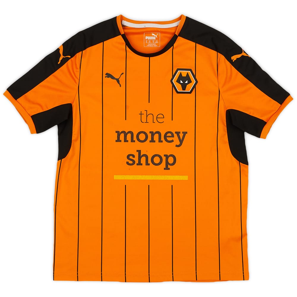 2016-17 Wolves Home Shirt - 7/10 - (XL.Boys)