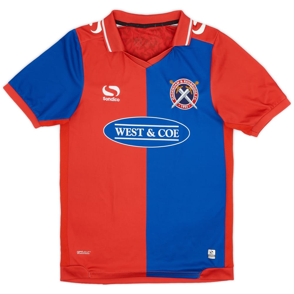 2017-19 Dagenham and Redbridge Home Shirt - 8/10 - (S)
