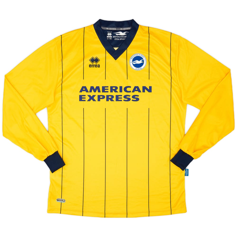 2013-14 Brighton Away L/S Shirt - 8/10 - (XXL)