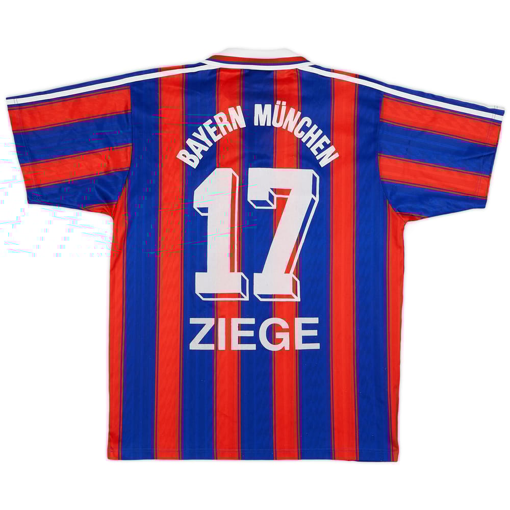1995-97 Bayern Munich Home Shirt Ziege #17 - 8/10 - (M)