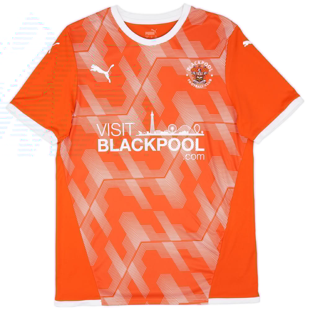 2021-22 Blackpool Home Shirt - 9/10 - (M)