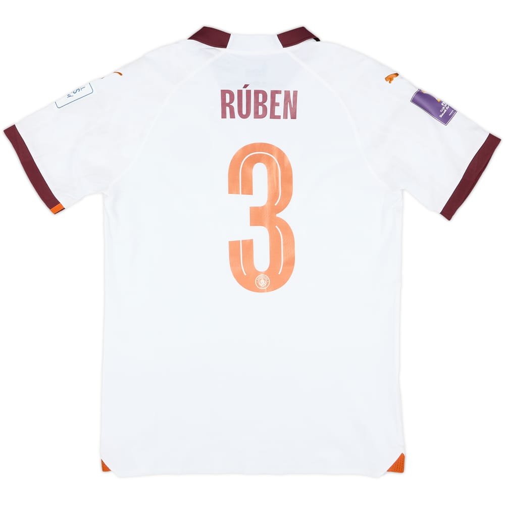 2023-24 Manchester City Match Issue Club World Cup Away Shirt Rúben #3